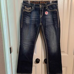 Women’s Rock Revival Kai Easy Bootcut Jeans Sz 31